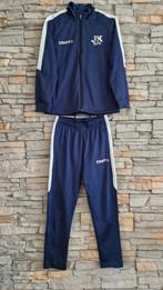 Trainingspak CRAFT maat 134 - 140, Ophalen, Blauw, Turnbroekje, Kindermaat 122 t/m 140