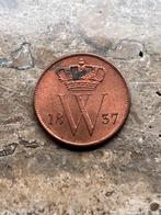 1 cent 1837 Willem I, hoge kwaliteit, Postzegels en Munten, Munten | Nederland, Ophalen of Verzenden, Koning Willem I, 1 cent