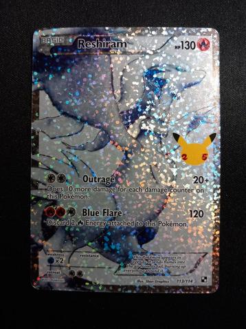 Pokemon Reshiram Celebrations Classic Collection NM beschikbaar voor biedingen