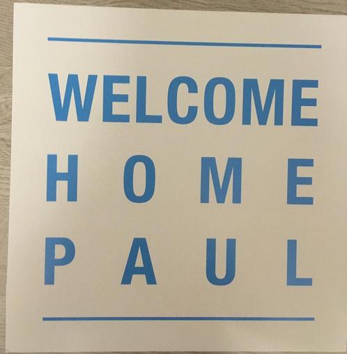 Paul McCartney - Welcome Home  Paul ( flyer), Verzamelen, Muziek, Artiesten en Beroemdheden, Zo goed als nieuw, Ophalen of Verzenden
