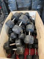 Lifemaxx rubberen dumbells 12-36 kg beschadigd set 2, Sport en Fitness, Fitnessmaterialen, Gebruikt, Dumbbell, Ophalen