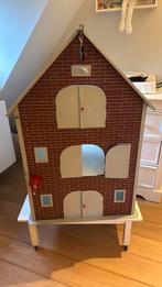 Pakhuis poppenhuis handgemaakt hout, Ophalen of Verzenden, Poppenhuis