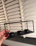 Zwarte Waxinelichtjes Houder Nieuw, Huis en Inrichting, Woonaccessoires | Kandelaars en Kaarsen, Zwart, Nieuw, Ophalen of Verzenden