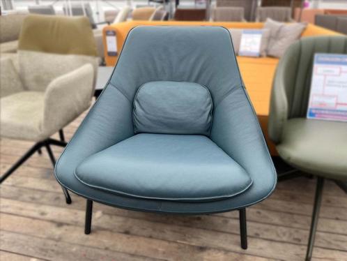 Pode Tresto fauteuil leder – showroommodel, Huis en Inrichting, Fauteuils, Zo goed als nieuw, Leer, 75 tot 100 cm, 75 tot 100 cm