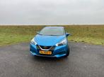 Nissan Micra 0.9 Ig-t 90pk 2018 Blauw, Auto's, Voorwielaandrijving, 898 cc, Stof, 40 €/maand