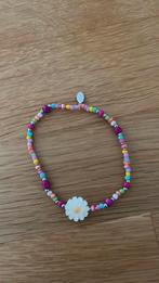 Yehwang kralen armband zilver met bloem, Sieraden, Tassen en Uiterlijk, Armbanden, Overige kleuren, ., Nieuw, Ophalen of Verzenden