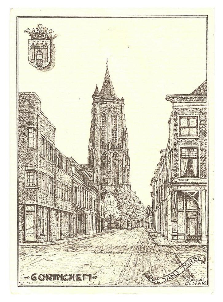 943803	Gorinchem	82	ZH	 	Gelopen met Postzegel, Verzamelen, Ansichtkaarten | Nederland, Gelopen, Zuid-Holland, 1980 tot heden