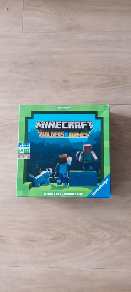 Minecraft Builders & Biomes Spel, Hobby en Vrije tijd, Gezelschapsspellen | Bordspellen, Zo goed als nieuw, Ophalen of Verzenden
