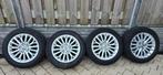 ORIGINELE AUDI A3 VELGEN + BANDEN 205/55/R16  5x112 naaf 57, Ophalen, Gebruikt