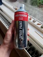Grijzig Blauwe Acryl Spuitverf - Halfvol, Doe-het-zelf en Verbouw, Verf, Beits en Lak, Ophalen, Gebruikt, Blauw, Verf