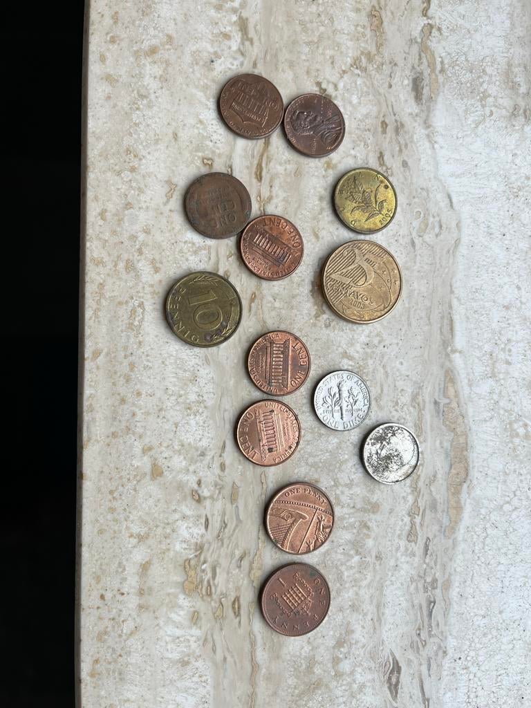 Diverse verzameling buitenlandse munten, Postzegels en Munten, Munten | Europa | Euromunten, Ophalen of Verzenden, Overige landen