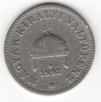 25-934 Hongarije 20 filler 1893, Postzegels en Munten, Verzenden, Hongarije, Losse munt
