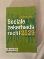 Basisboek Sociale zekerheidsrecht 2023, Diverse auteurs, Ophalen of Verzenden, Zo goed als nieuw, Nederland