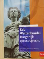 Sdu wettenbundel 2024 2025 deel B burgerlijk (proces) recht, Ophalen of Verzenden, Zo goed als nieuw, WO