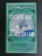 Franse luchtvaart folder uit de jaren 30 (N81), Ophalen of Verzenden, Gebruikt, Boek of Tijdschrift