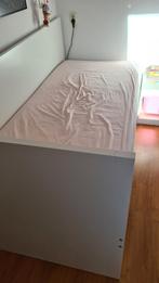 Ikea flaxa 1 persoonsbed 90x200, Huis en Inrichting, Slaapkamer | Bedden, Overige materialen, 90 cm, Eenpersoons, Wit
