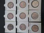 9 x Guldens 1845-1929 bieden, Postzegels en Munten, Munten | Nederland, Ophalen of Verzenden, Koningin Wilhelmina, 1 gulden