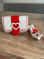 Nieuwe tas met hart en band met hartjes, Sieraden, Tassen en Uiterlijk, Ophalen of Verzenden, Nieuw, Wit, Handtas