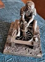 Tinnen beeld De Pottenbakker Antoon Luycks, Antiek en Kunst, Ophalen of Verzenden