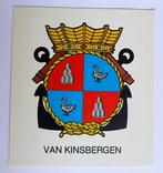 Hr.Ms. Van Kinsbergen [F809] - oude sticker - 1980's, Ophalen of Verzenden, Marine, Nederland, Overige typen