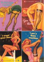 4x mooie pin-up ansichten voor automerk Citroen voor€ 4,00, Verzamelen, Ansichtkaarten | Themakaarten, Verzenden, 1980 tot heden