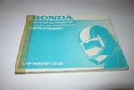 Honda VT750C/C2 instruktieboek, Motoren, Handleidingen en Instructieboekjes, Verzenden, Honda
