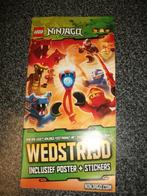 LEGO Ninjago wedstrijd flyer met velletje Ninjago stickers, Ophalen of Verzenden, Zo goed als nieuw, Lego