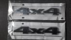 3D kunstof zwart of chromen 4x4 sticker badge embleem auto, Ophalen of Verzenden
