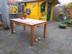 Houten tafel L 165x Br 90x H 66/70, Ophalen, Gebruikt, Rechthoekig, Hout