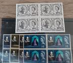 Shakespeare serie in blokken van vier, Postzegels en Munten, Ophalen of Verzenden