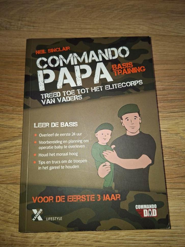 Commando papa, Boeken, Kinderboeken | Baby's en Peuters, Zo goed als nieuw, Ophalen of Verzenden
