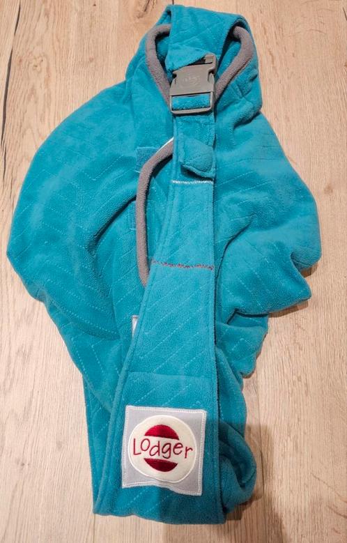 Lodger draagzak turquoise, Kinderen en Baby's, Babydragers en Draagdoeken, Zo goed als nieuw, Draagzak, Lodger, Ophalen of Verzenden