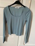 NA-KD lichtblauwe geribbelde top maat M, Maat 38/40 (M), NA-KD, Blauw, Ophalen of Verzenden