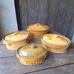 Oude brocante Franse pateterrine patevorm met deksel *Etage3, Huis en Inrichting, Woonaccessoires | Overige, Gebruikt, ., Ophalen of Verzenden
