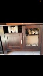 Eiken TV Kast - Kers Bruin - 150cm, Huis en Inrichting, Kasten | Dressoirs, Ophalen, 150 tot 200 cm, Eikenhout, 50 tot 75 cm