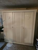 Mooie houten kledingkast met 3 deuren, Ophalen, Gebruikt, 150 tot 200 cm, Grenenhout