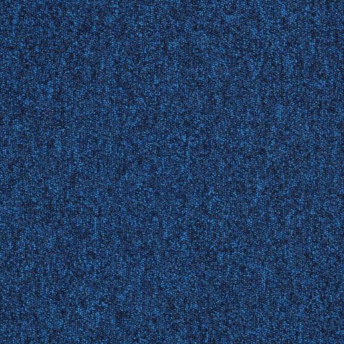 25,75m2 Heuga 727 Indigo, blauwe tapijttegels nieuw, Huis en Inrichting, Stoffering | Vloerbedekking, Nieuw, Tapijttegels, Blauw