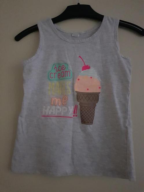 (W) Tanktop / top meisje of jongen -- maat 122 / 128 -, Kinderen en Baby's, Kinderkleding | Maat 122, Zo goed als nieuw, Jongen of Meisje