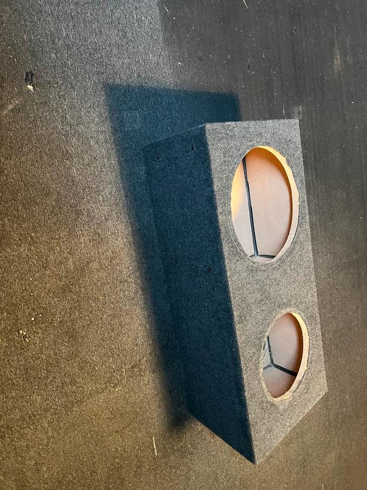 Dubbele Subwoofer Behuizing, Auto diversen, Autospeakers, Gebruikt, Ophalen