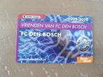 Fc Den Bosch Vrienden van card 2009/201 Witte achterkant, Verzamelen, Ophalen of Verzenden, Zo goed als nieuw, Overige binnenlandse clubs