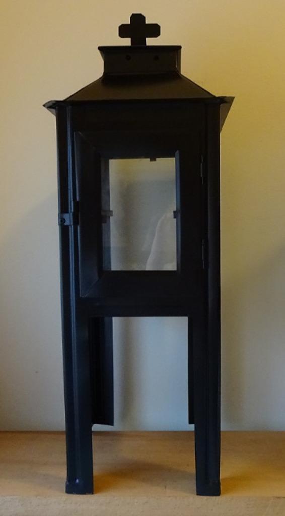 Graflantaarn, grafverlichting, staal, Tuin en Terras, Buitenverlichting, Nieuw, Minder dan 50 watt, Zonne-energie, Ophalen of Verzenden