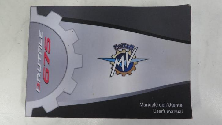 Instruktieboekje handleiding MV Agusta Brutale 675, Motoren, Handleidingen en Instructieboekjes, MV Agusta, Ophalen of Verzenden