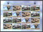 WWF postzegelvel van de Savanne Olifant (KB-4S), Ophalen of Verzenden, Postfris, Dier of Natuur