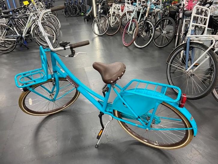 Nette Popal Daily Dutch Basic damesfiets, blauw., Fietsen en Brommers, Fietsen | Dames | Damesfietsen, Gebruikt, Overige merken