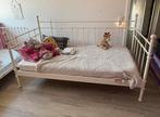 LAATSTE KANS!! IKEA bedbank, metaal, lattenbodem, Kinderen en Baby's, Kinderkamer | Bedden, Ophalen, Gebruikt, Lattenbodem