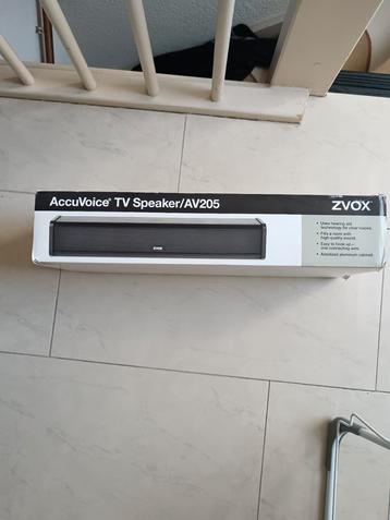 Zvox accuvoice tv speaker av205 beschikbaar voor biedingen