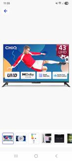 Defecte 43 inch chiq  tv  4k smart, Ophalen