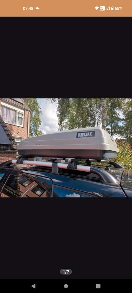 Dakkoffer te huur evt incl dakdragers., Auto diversen, Dakkoffers, Zo goed als nieuw, Ophalen
