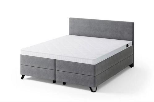 Swiss Sense 2-persoons 180x210 donker grijs, Huis en Inrichting, Slaapkamer | Boxsprings, Gebruikt, 180 cm, 210 cm, Tweepersoons