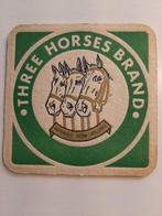 Three horses brand. Imported from Holland bierviltje, Verzamelen, Biermerken, Nieuw, Viltje(s), Oranjeboom, Ophalen of Verzenden